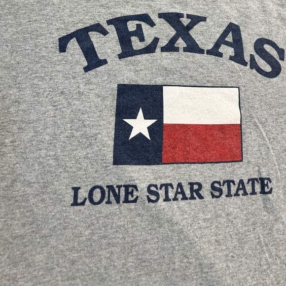 Texas State Map Flag “Lone Star State” Essential T-Shirt Men’s Size L - Picture 2 of 7